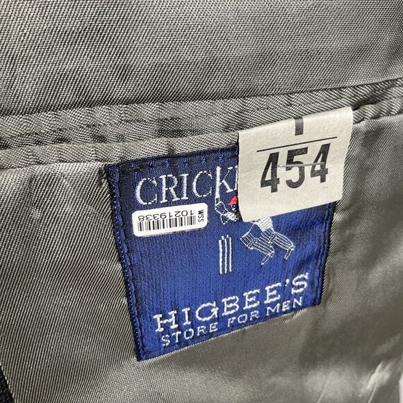 Cricketeer Blazer Men 40 Gray Black Glen Plaid Classic Career Wool Jacket VTG - Picture 7 of 16